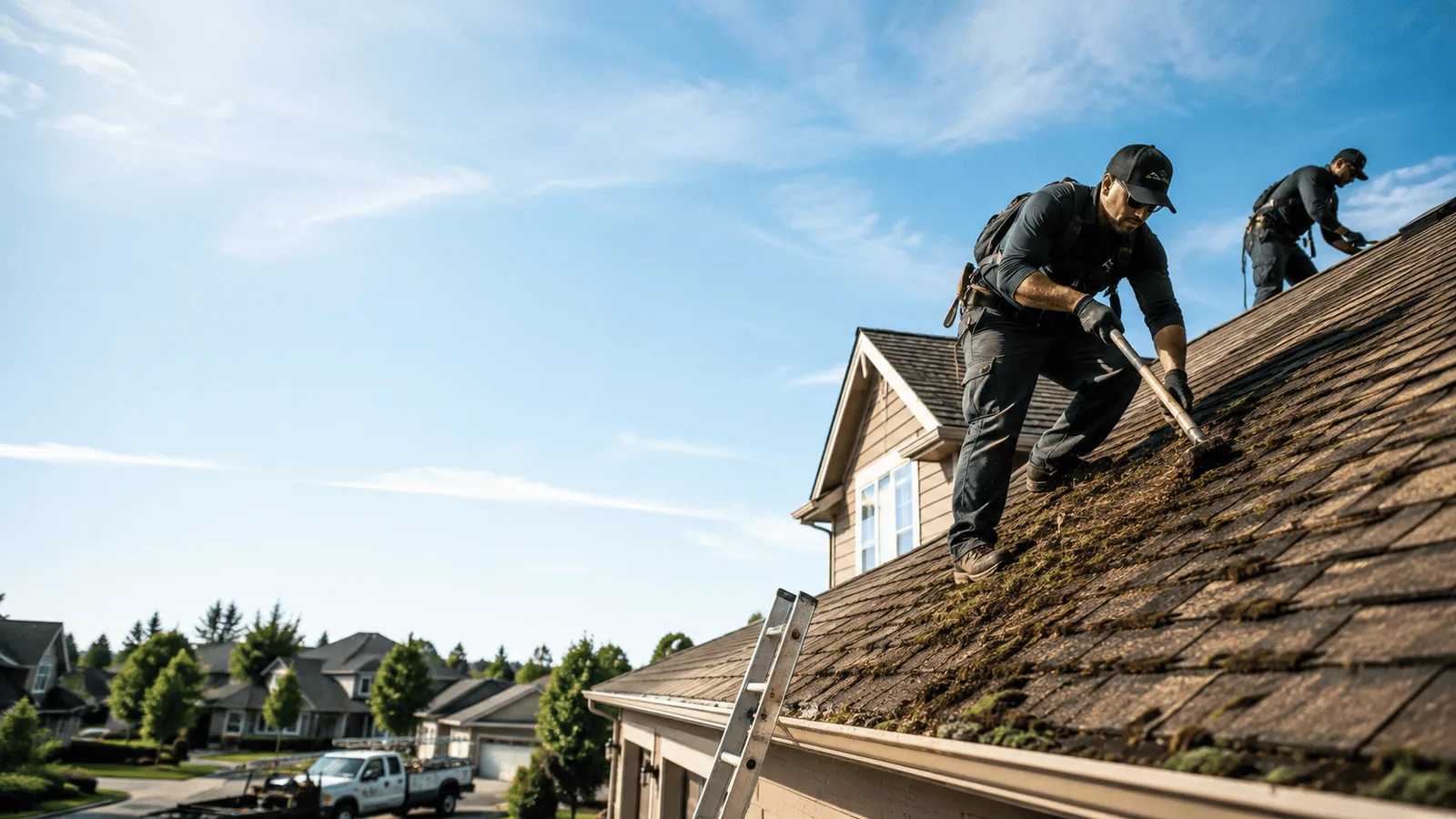 Roof Moss Removal in Mount Freedom, NJ near me